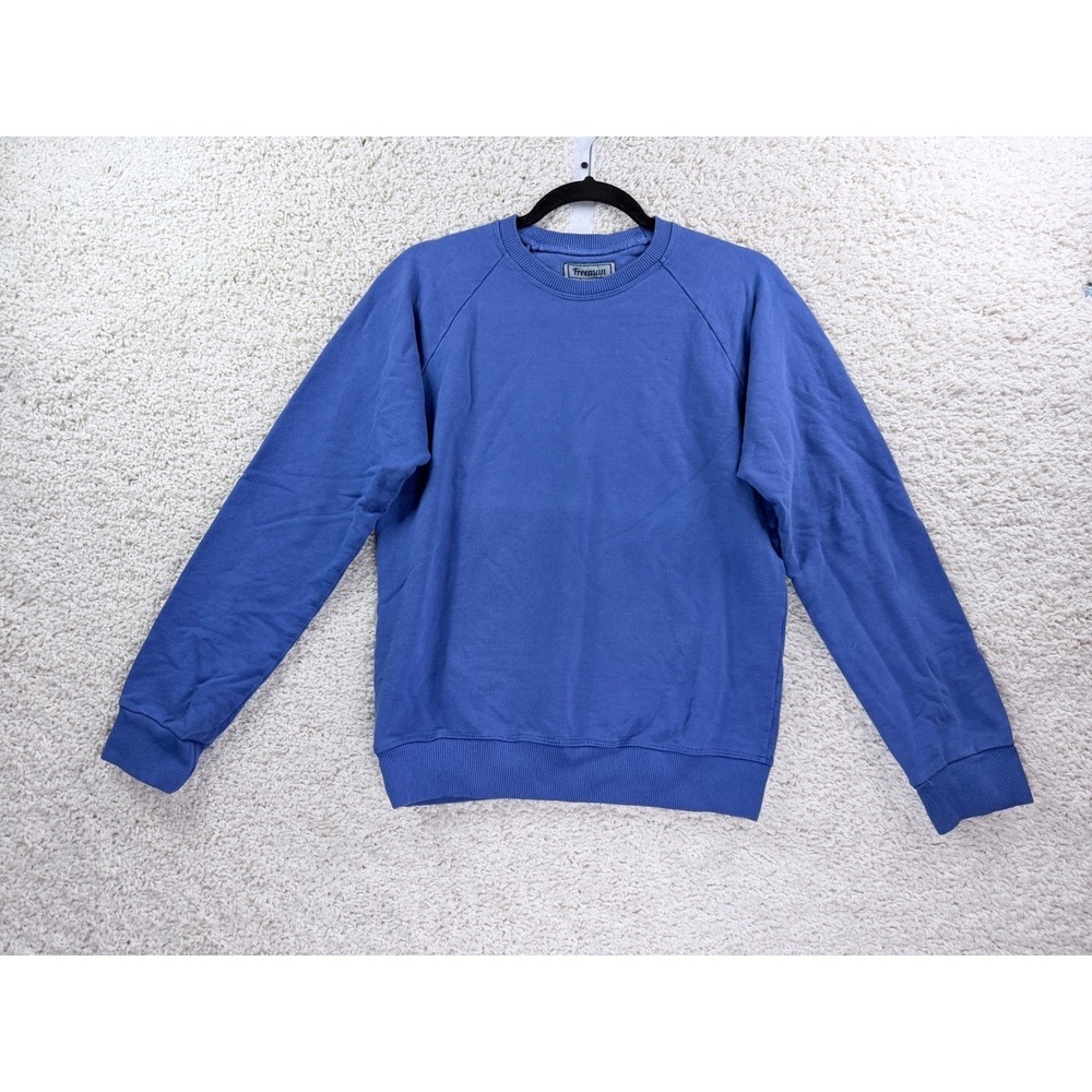 Freeman Seattle Raglan Sweatshirt Mens XS Blue Excellent Cotton Made in USA